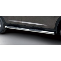 Marchepieds Kia Sportage (2010-2015) - Latéraux avec revêtement en plastique anti-dérapant -