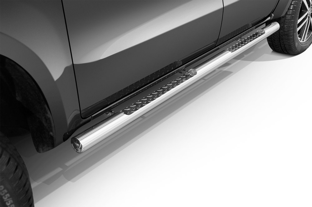 Marchepieds Mercedes X-Class (2017-) - Latéraux Profilé Diamètre 76 Mm -