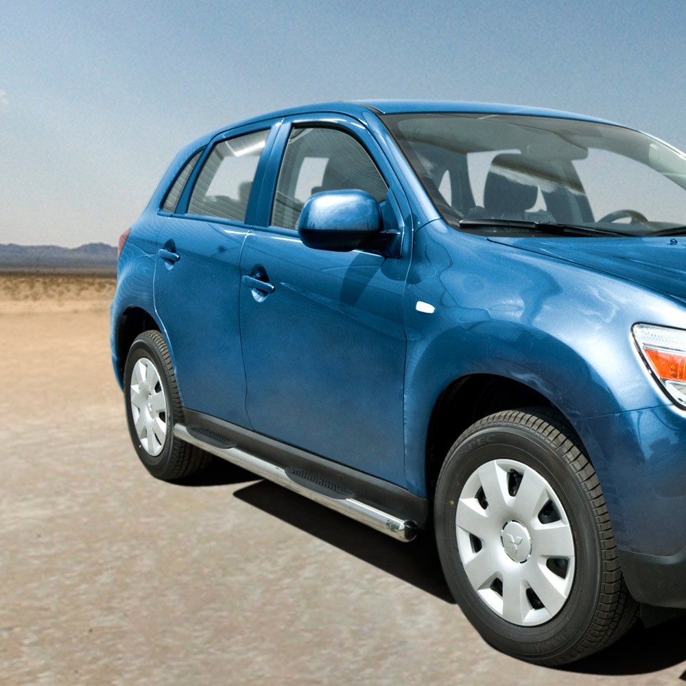 Marchepieds Mitsubishi Asx (2010-2013) - Latéraux avec revêtement en plastique anti-dérapant -