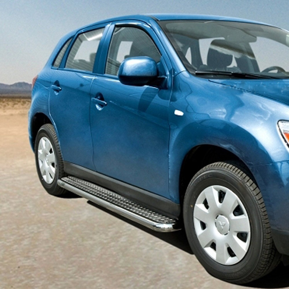 Marchepieds Mitsubishi Asx (2013-2017) - Plat Avec Plaque Anti Dérapante -