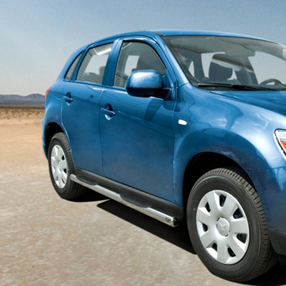 Marchepieds Mitsubishi Asx (2013-2017) - Latéraux avec revêtement en plastique anti-dérapant -
