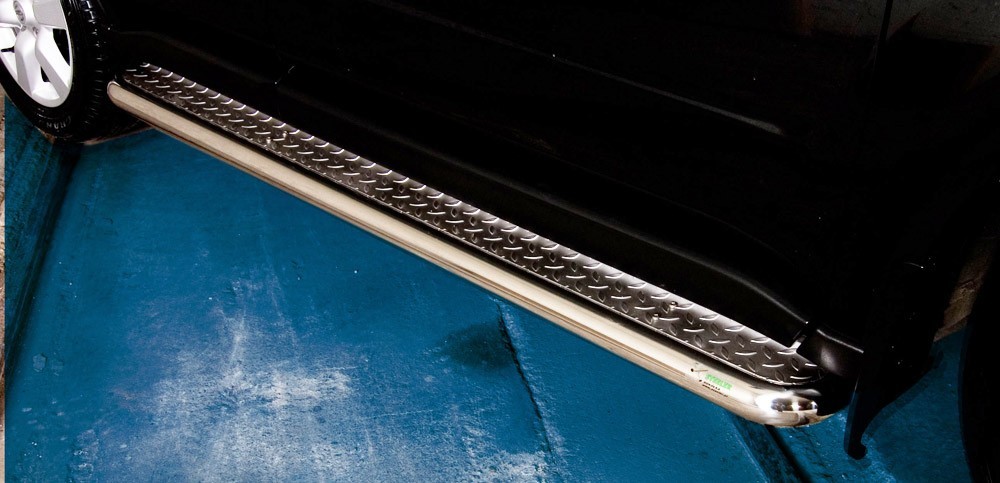 Marchepieds Nissan X-Trail (2007-2010) - Plat Avec Plaque Anti Dérapante -