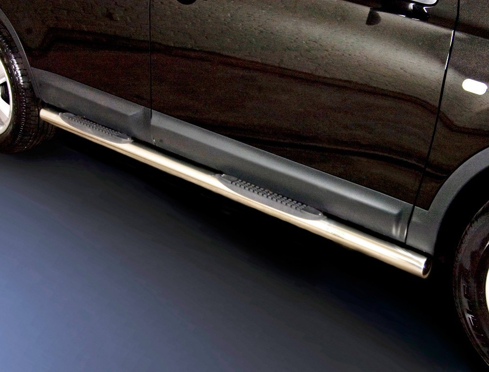 Marchepieds Nissan Qashqai (2010-2013) - Latéraux avec revêtement en plastique anti-dérapant -