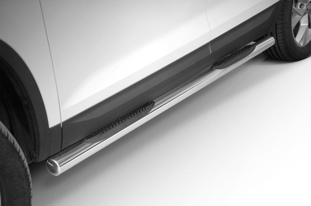 Marchepieds Skoda Kodiaq (2016 -) - Latéraux avec revêtement en plastique anti-dérapant -