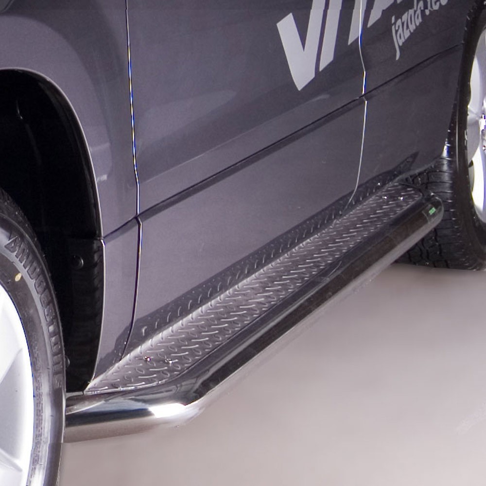 Marchepieds Suzuki Grand Vitara (2006-2015) - Plat avec plaque ante-dérapante -