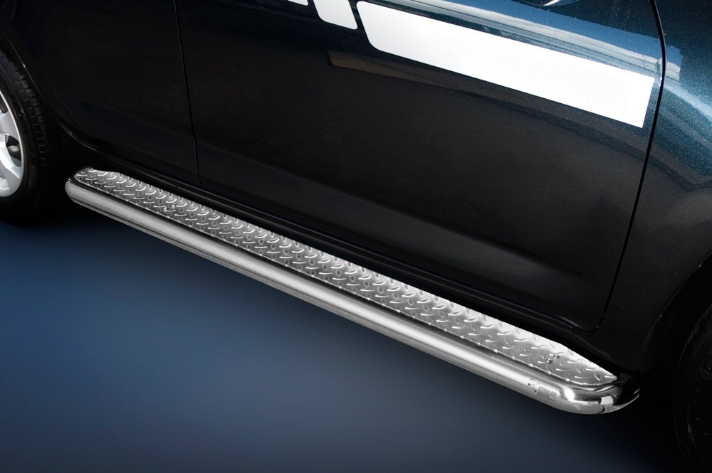 Marchepieds Toyota RAV4 (2010-2013) - Plat avec plaque anti-dérapante -