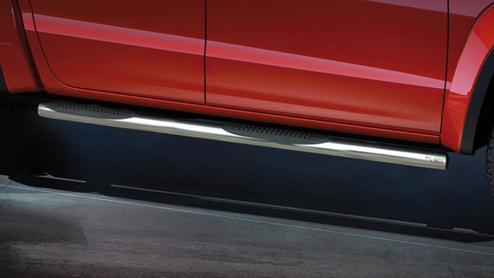 Marchepieds VW Amarok (2009-2016) - Latéraux avec revêtement en plastique anti-dérapant -