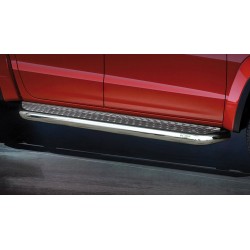 Marchepieds VW Amarok (2009-2016) - Plat avec plaque anti-dérapante perforée -