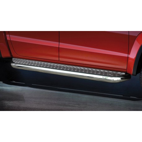 Marchepieds VW Amarok (2016-) - Plat avec plaque anti-dérapante perforée -