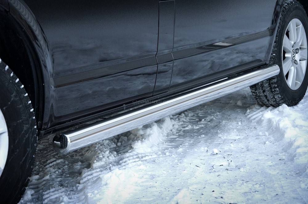 Marchepieds VW T5 Long L2 empattement de 3,4m (2003-2015) - Rond Latéraux -