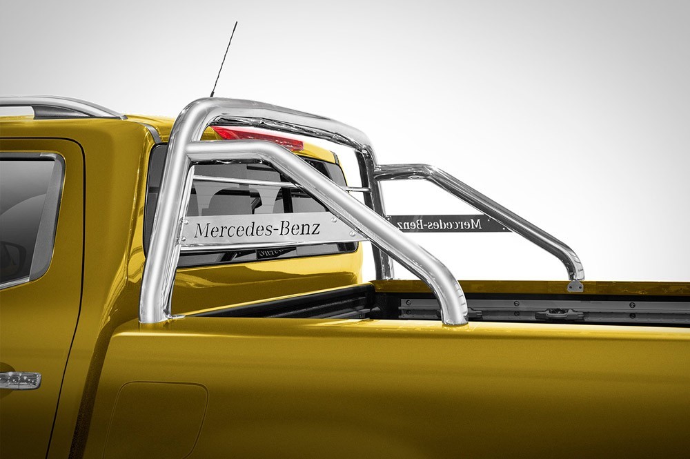 Rollbar Mercedes X-Class (2017-) - Arceau de benne avec grille et plaque -