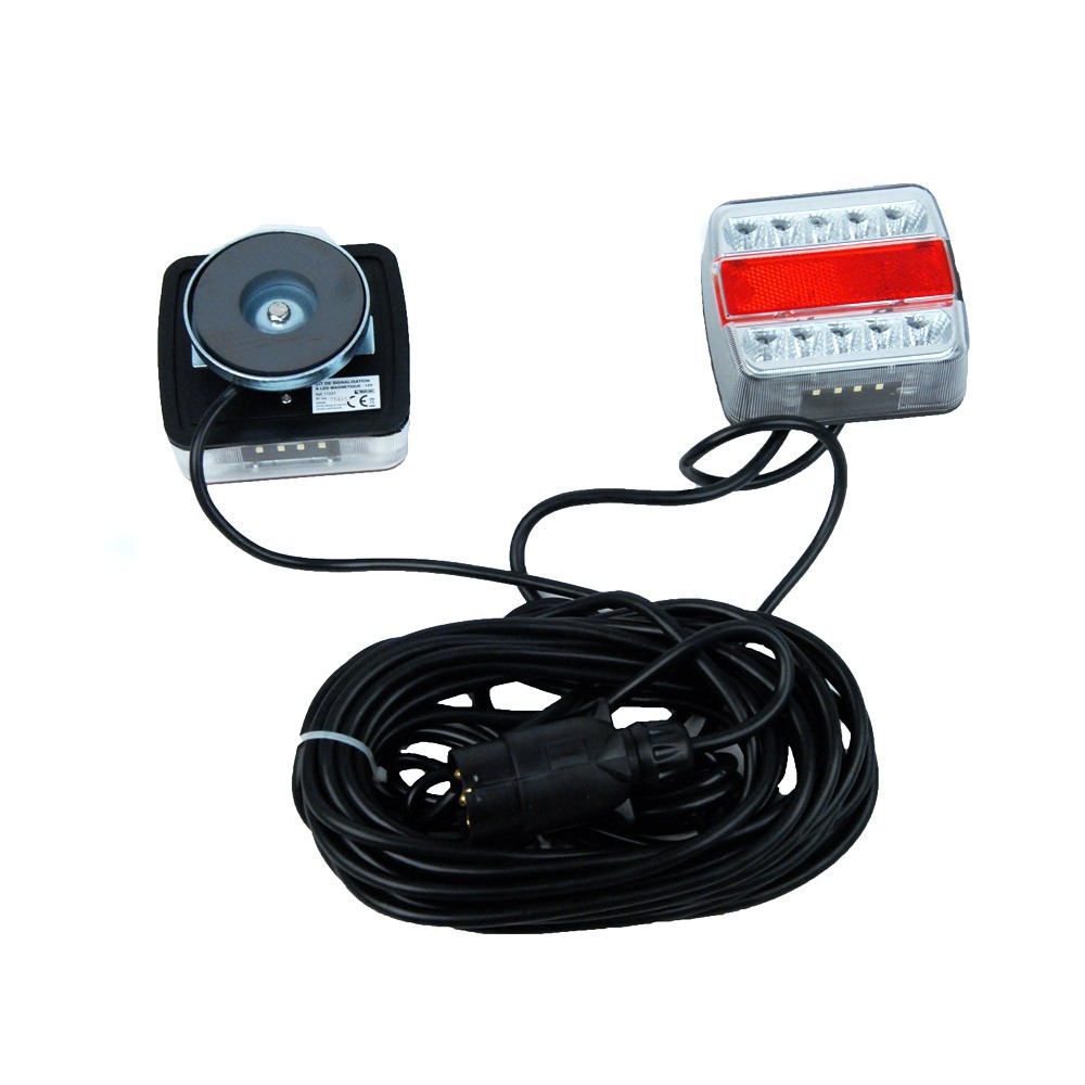 Kit de signalisation arrière LED  avec plot magnétique 12 m