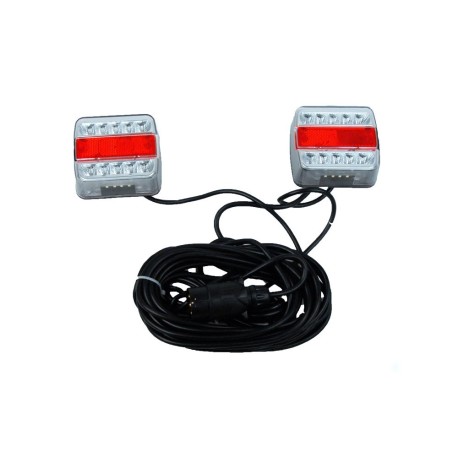 Kit de signalisation arrière LED  avec plot magnétique 12 m