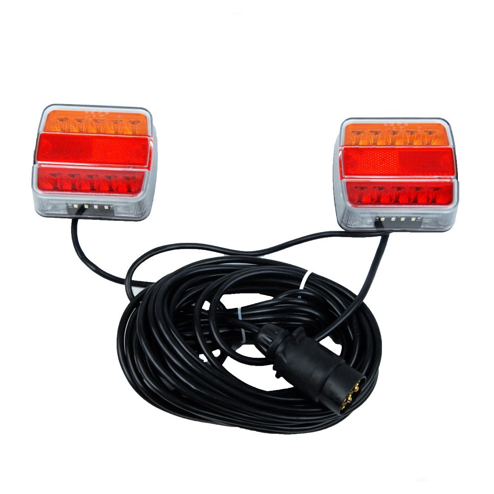 Kit de signalisation arrière LED  avec plot magnétique 7.5 m