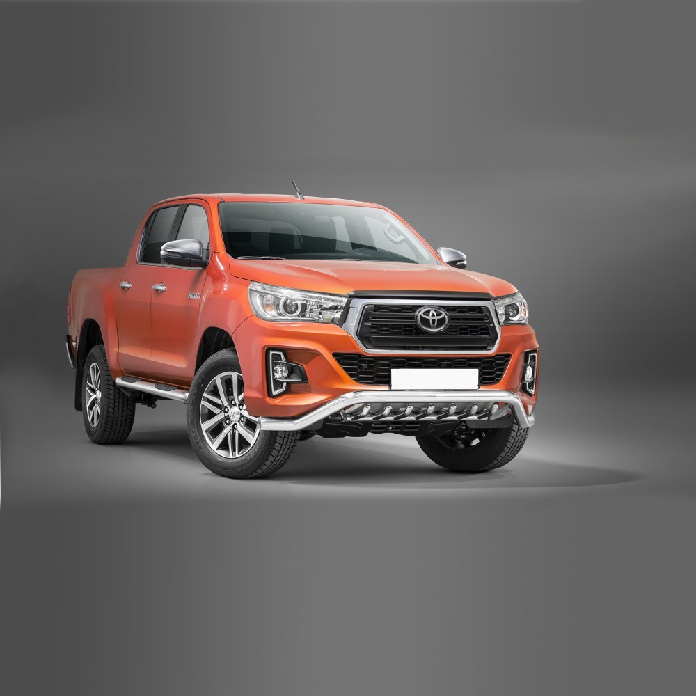 Barre pare-buffle avec grille de protection Toyota Hilux (2018-)
