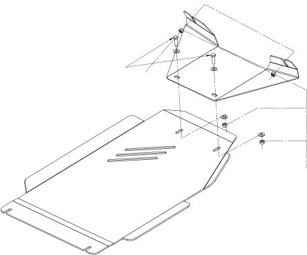 Plaque de protection transmission Volkswagen Amarok (2016-)