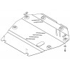 Plaque de protection moteur et boite de vitesses Chevrolet Captiva (2011-2014) en acier