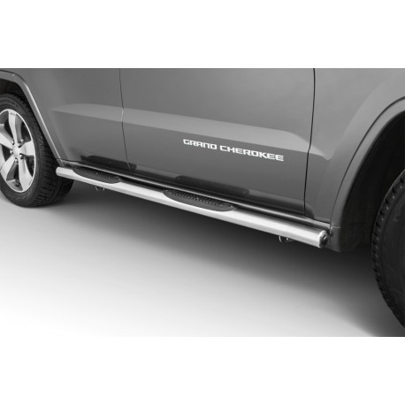 Marchepieds Jeep Grand Cherokee (2015 -) - Latéraux avec revêtement en plastique anti-dérapant -