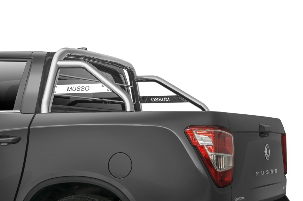 Rollbar SsangYong Musso (2015-) - Arceau de benne avec barre de protection et plaque avec inscription Musso -