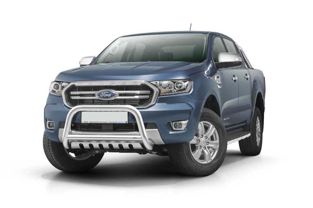 Pare-buffle avec plaque de protection Ford Ranger (2019-)