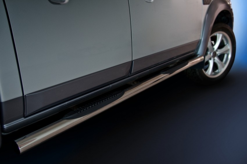 Marchepieds Ford Ranger ( 2019 - ) - Latéraux avec revêtement en plastique anti-dérapant -