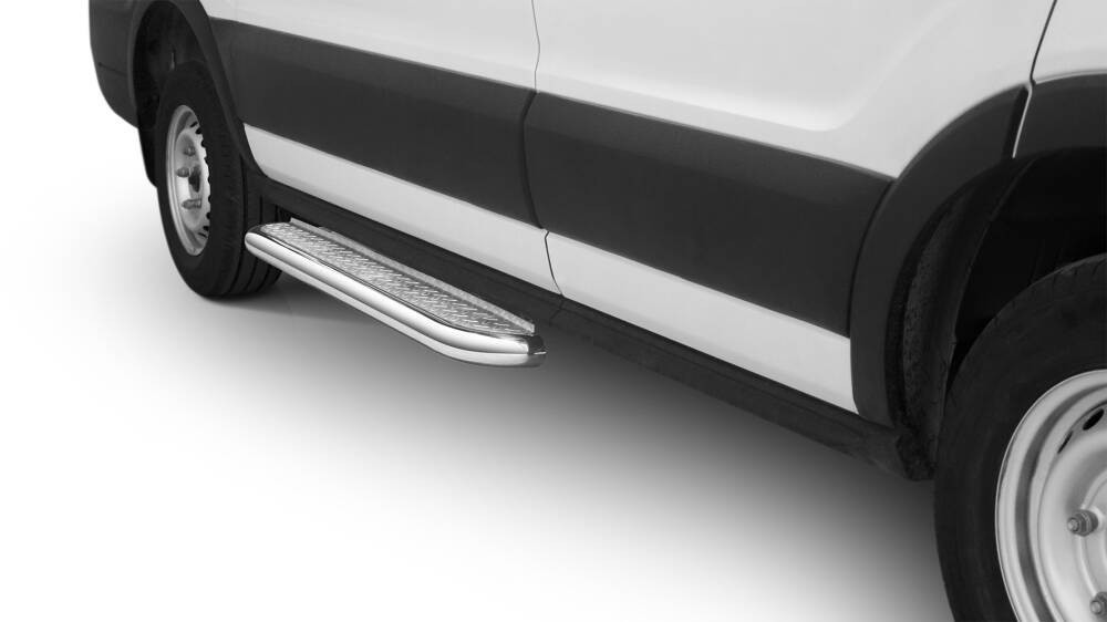 Marchepieds Ford Transit L3 Long (2014 -) - Latéraux avec revêtement en plastique anti-dérapant -