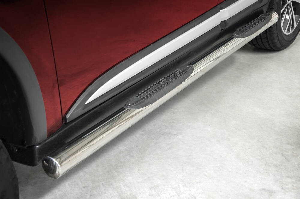Marchepieds Mitsubishi Outlander (2015-) - Latéraux avec revêtement en plastique anti-dérapant -