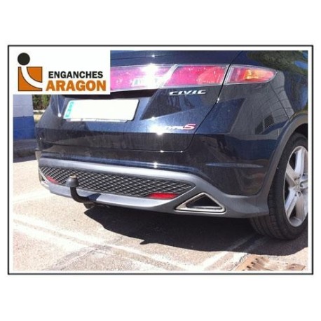 Attelage Aragon Honda Civic VIII Hayon de 2006 à 2012 [Col de cygne]