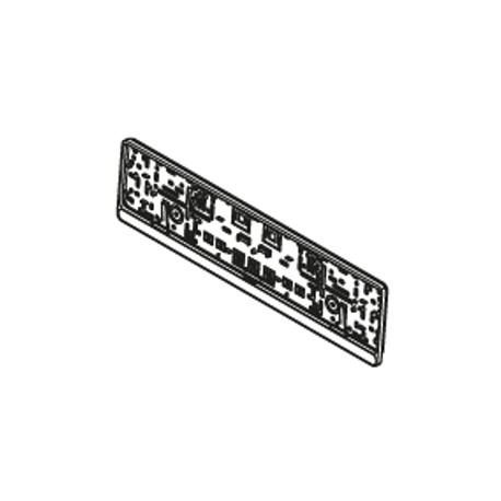 Support de plaque d'immatriculation - Porte-vélos Atera Strada DL / Sport / e-bike / Genio