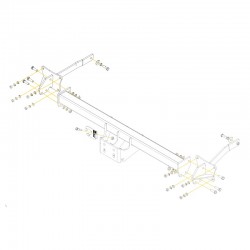 Attelage Boisnier Pour Ford Transit Custom Produit à partir du 08/2023 [Rotule sur platine]