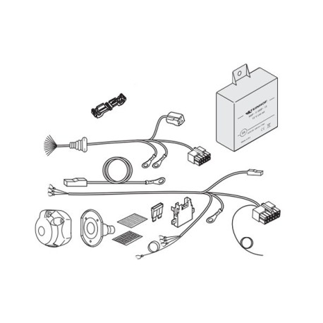 Attelage Boisnier Pour Ford Transit Custom Produit à partir du 08/2023 [Rotule sur platine]