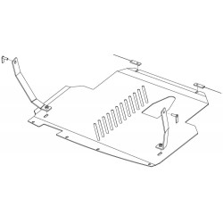 Plaque de protection moteur et boite de vitesses Ford Connect (2013-)
