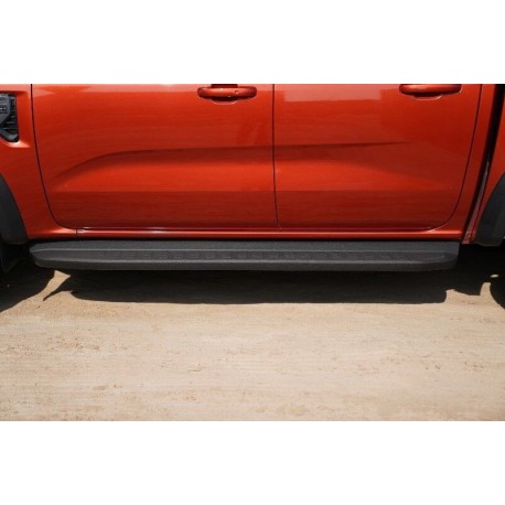 Marchepieds Ford Ranger (2019 - ) - Plat Avec Plaque Anti Dérapante -