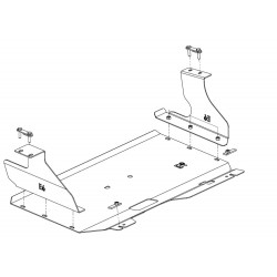 Plaque de protection moteur et boite de vitesses Ford Transit (FWD) (2006-2012)