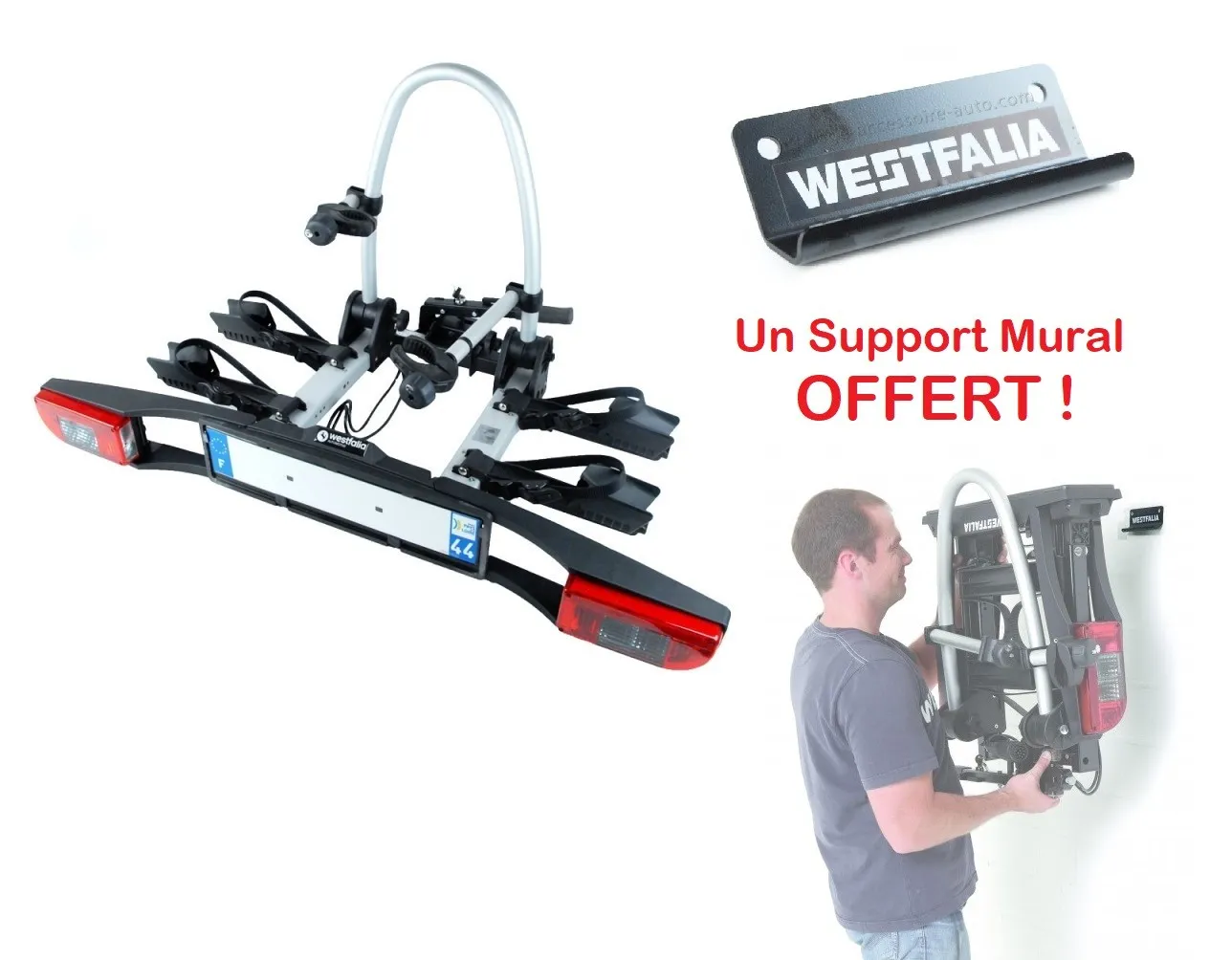 Porte vélos BC 60 pour 2 vélo de Westfalia