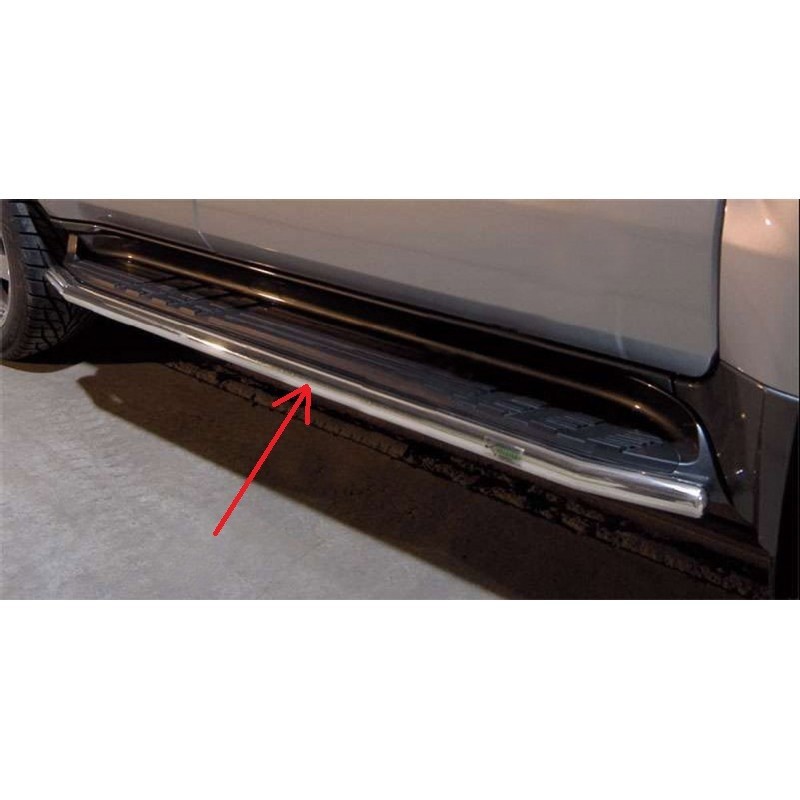 Marchepieds Toyota Land Cruiser V8 (2008-2012) - Rond Latéraux -