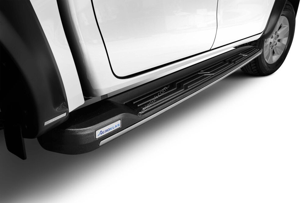 Marchepieds Ford Ranger (2019 - ) - Plat Avec Plaque Anti Dérapante -