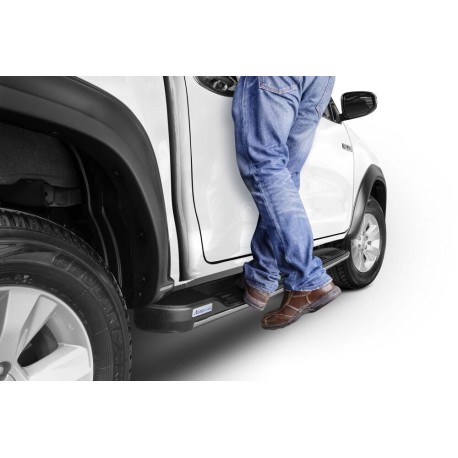 Marchepieds Ford Ranger (2019 - ) - Plat Avec Plaque Anti Dérapante -