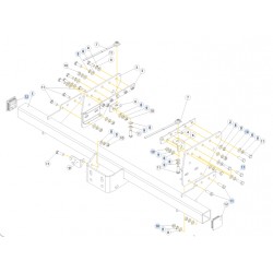 Attelage GDW pour Mitsubishi L200 à partir du 9/2019 [Rotule sur platine]