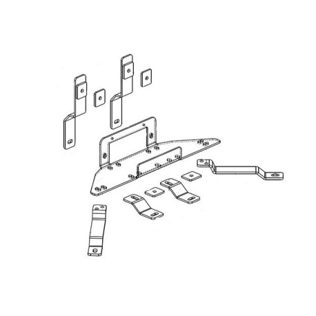 Platine avec Treuil Electrique (Câble Acier) pour Ford Ranger (2007-2012)