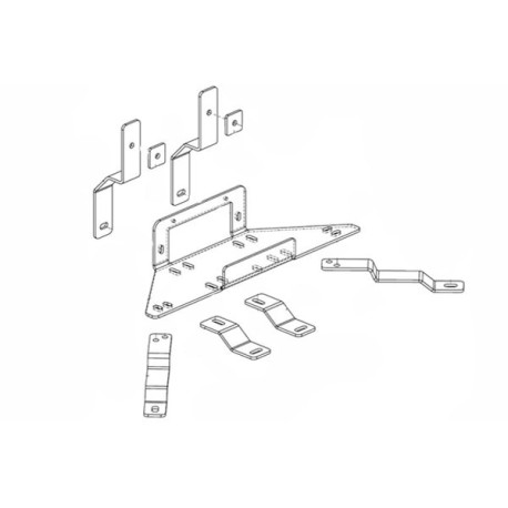 Platine avec Treuil Electrique (Câble Acier) pour Ford Ranger (2007-2012)