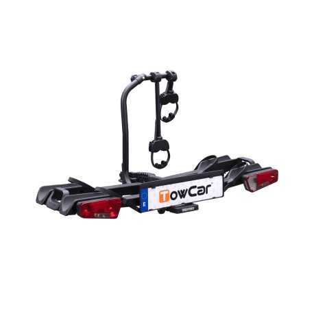 Porte-vélos pliant TowCar 2 vélos sur attelage | Compatible E-bike