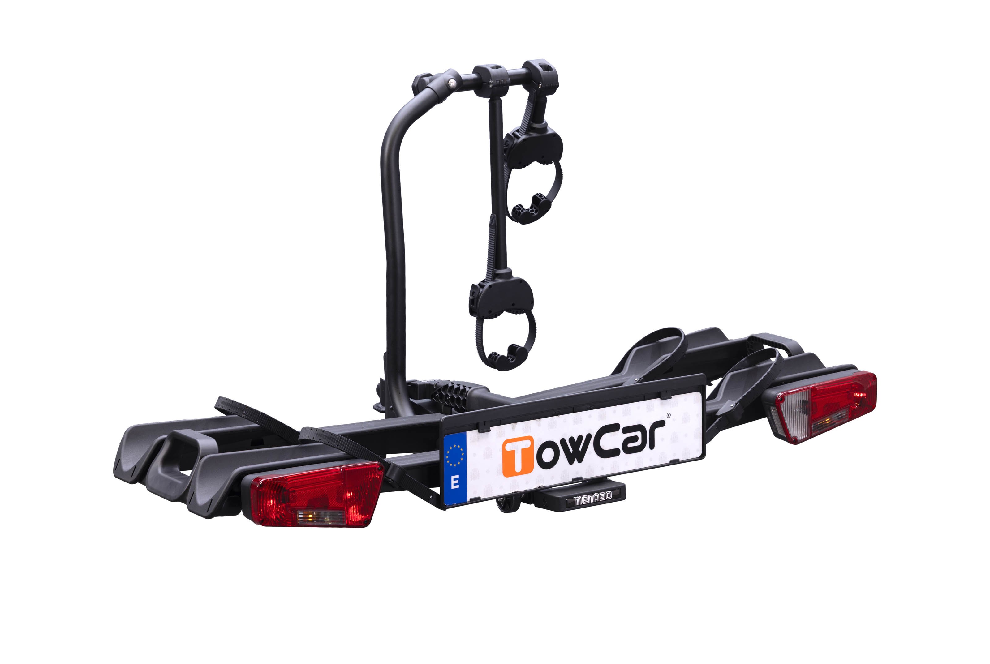 Porte-vélos pliant TowCar 2 vélos sur attelage | Compatible E-bike
