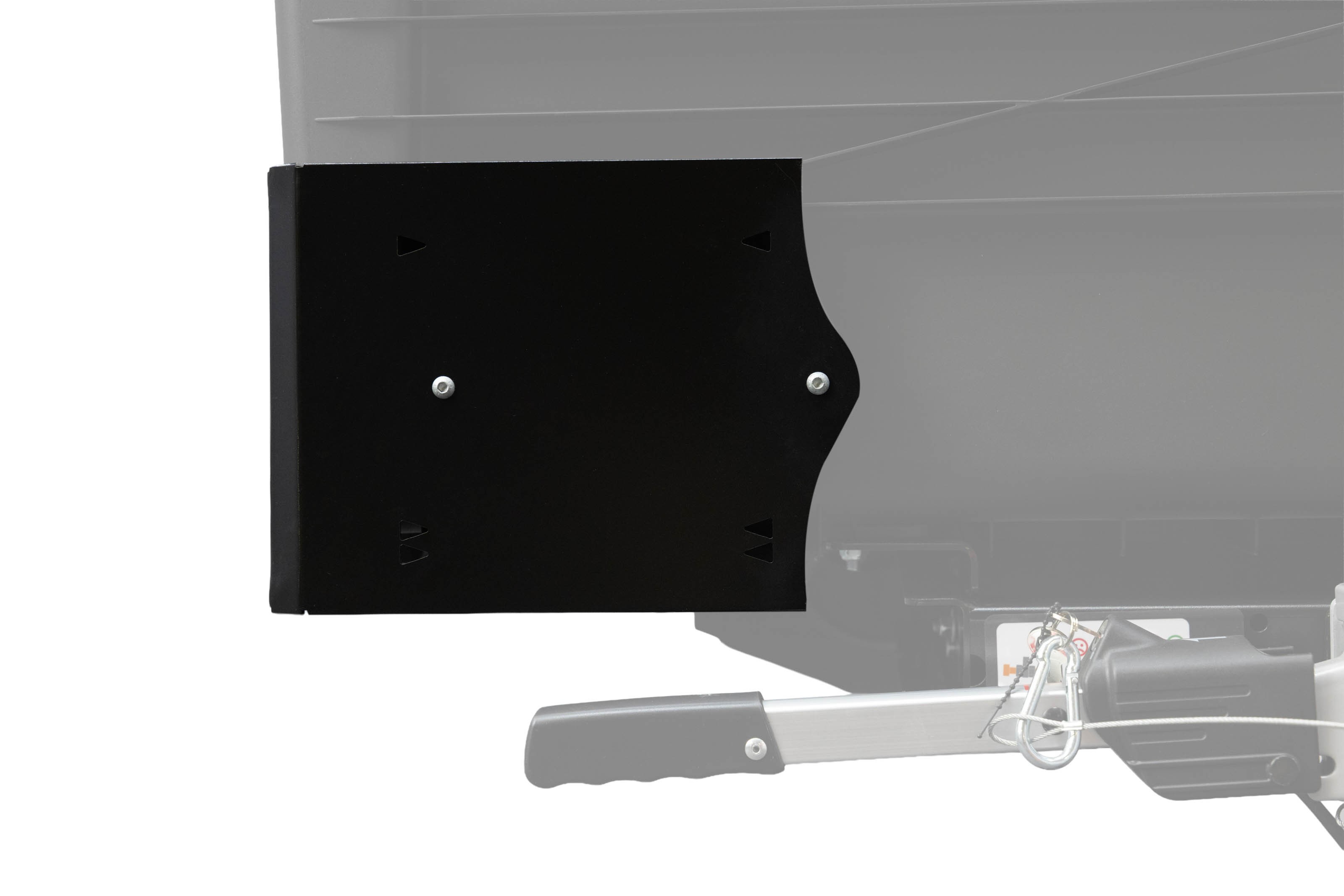 Plaque anti-chaleur pour coffre sur attelage TowBox