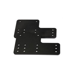 Plaques de déport en L pour camping-car – kit de fixation porte-vélos et attelage