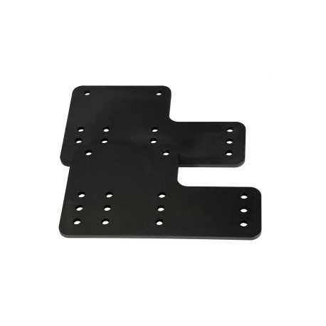 Plaques de déport en L pour camping-car – kit de fixation porte-vélos et attelage