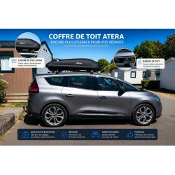 Coffre de toit - Lunar (470L)