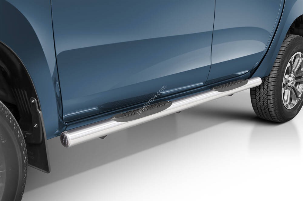 Marchepieds Mitsubishi L200 (2015-) - Latéraux avec revêtement en plastique anti-dérapant -