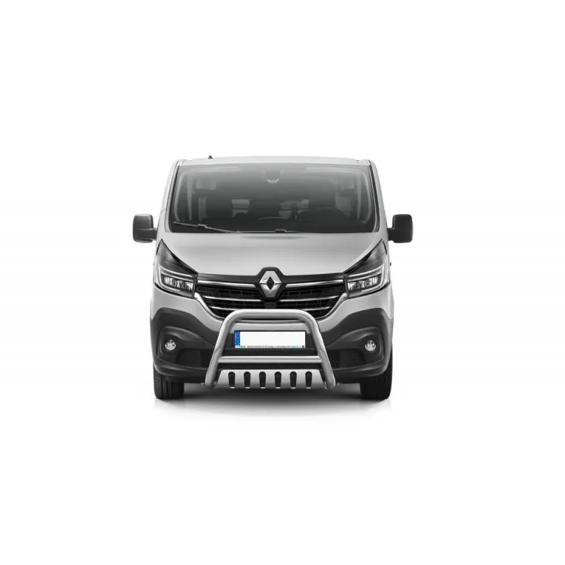 Pare-buffle avec plaque de protection Renault Trafic 2 (2001-2014)