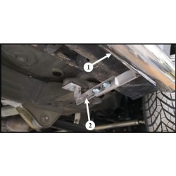 Marchepieds Suzuki Jimny (2018 -) - Plat Avec Plaque Anti Dérapante -